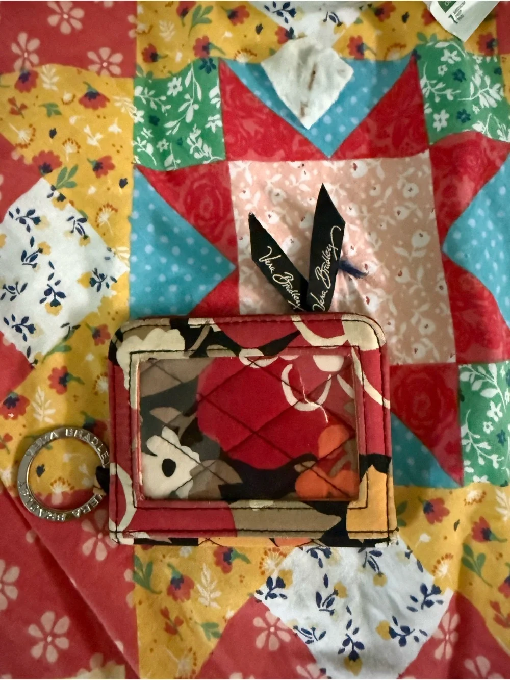 Vera Bradley Wallet Keychain